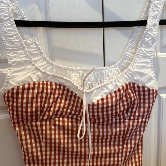 Zara Gingham Top - Picture 3 of 6